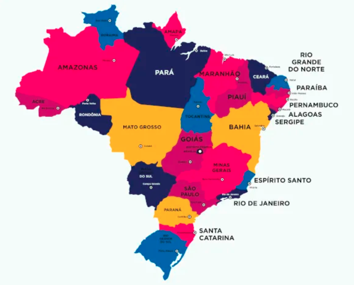 Mapa do Brasil