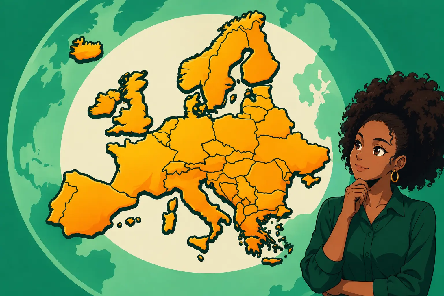 Capa de As diferentes realidades espaciais da Europa