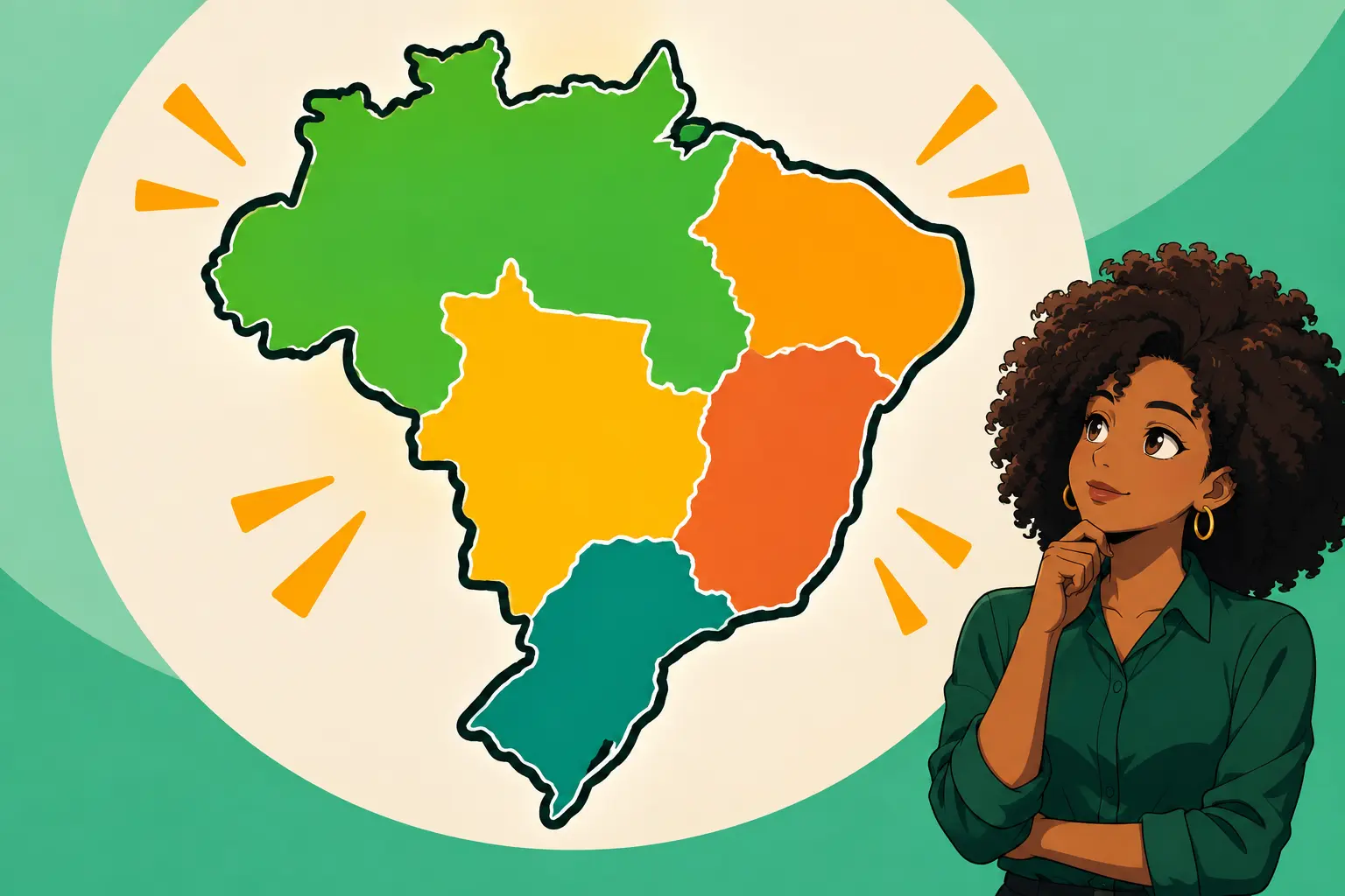 Capa de Regionalização do Brasil