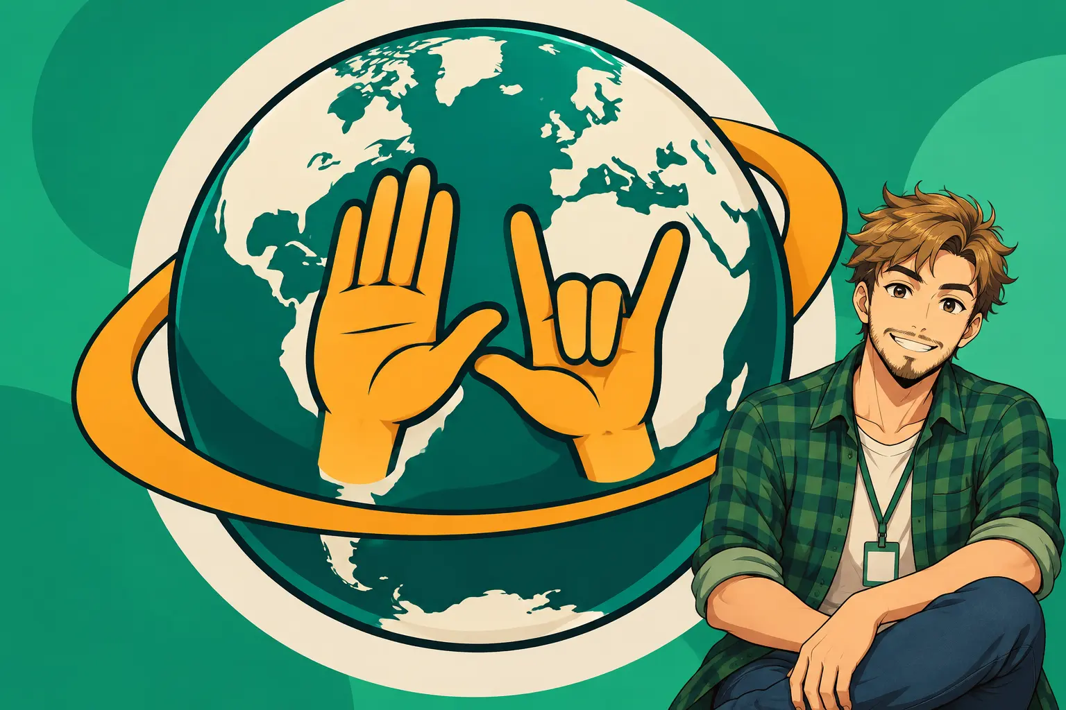 Capa de História surda no mundo