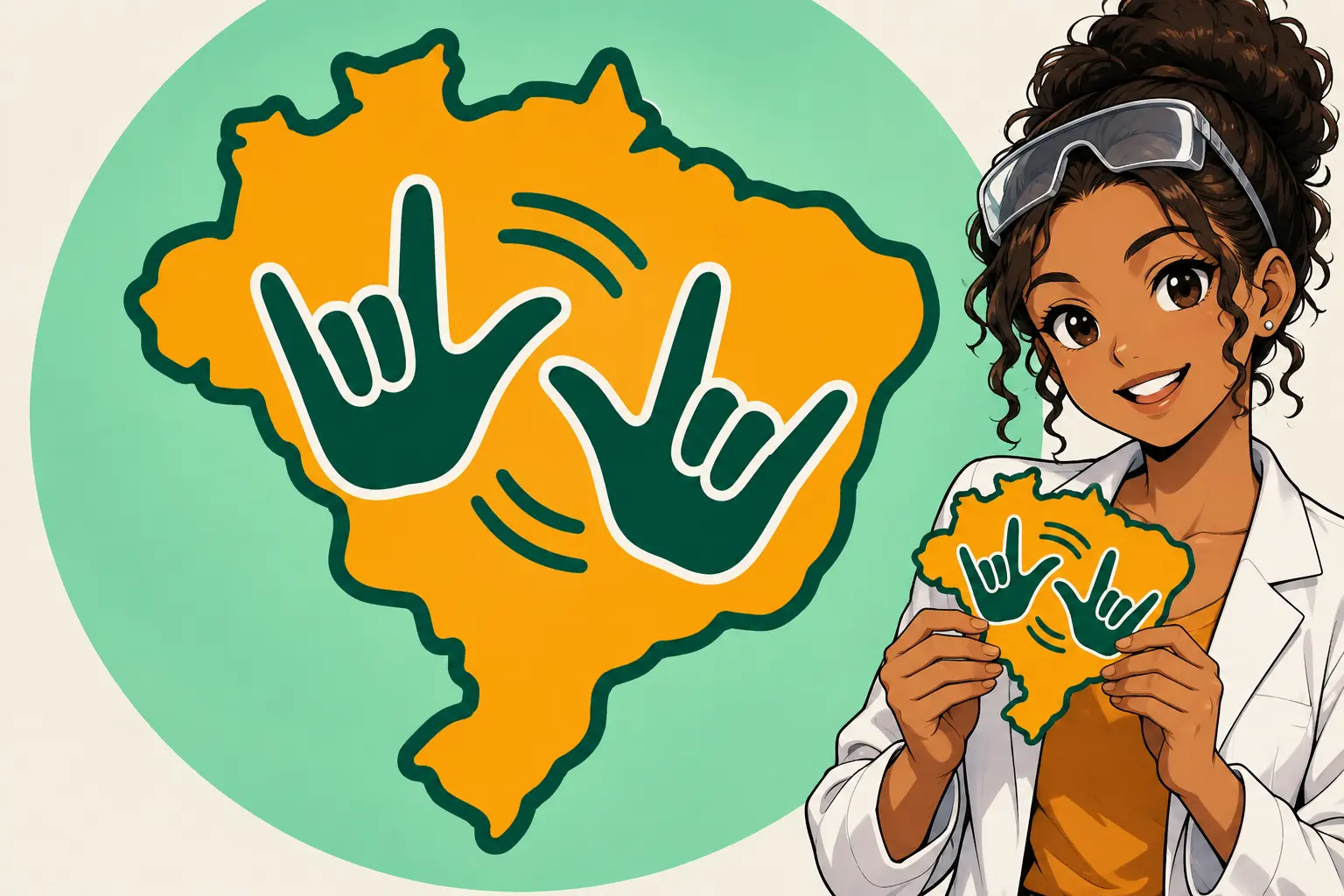 Capa de INES e o Brasil surdo