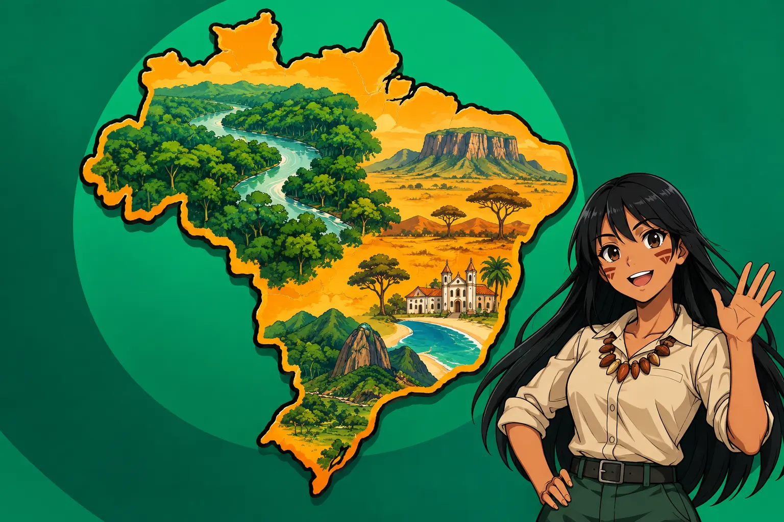 Capa de Formação do território brasileiro