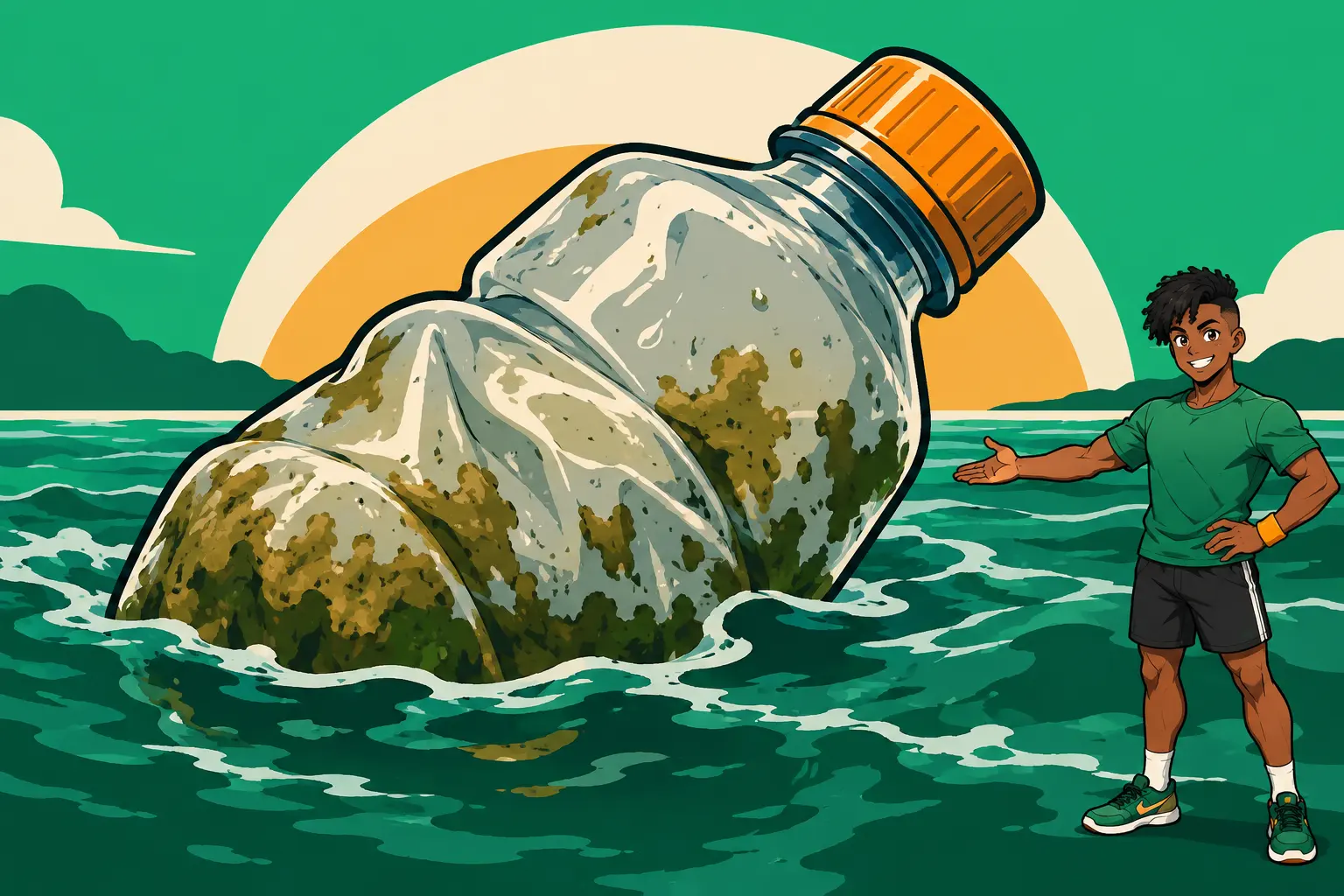 Capa de A degradação dos ambientes fluviais e costeiros
