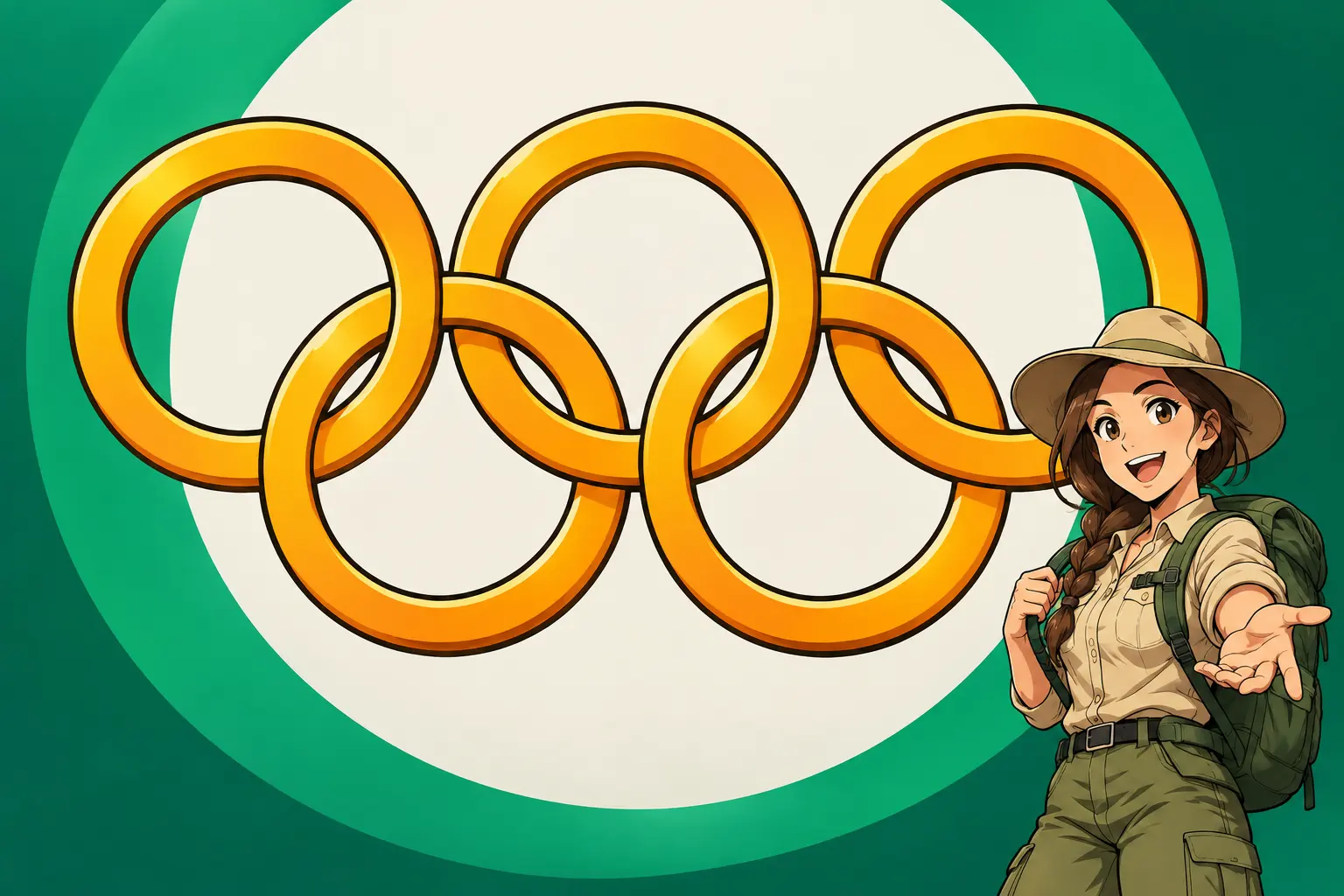 Capa de Olimpíadas e história do esporte