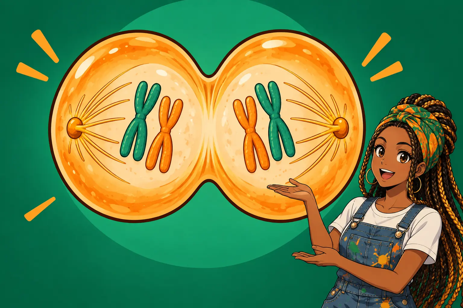 Capa de Divisão celular: mitose e meiose