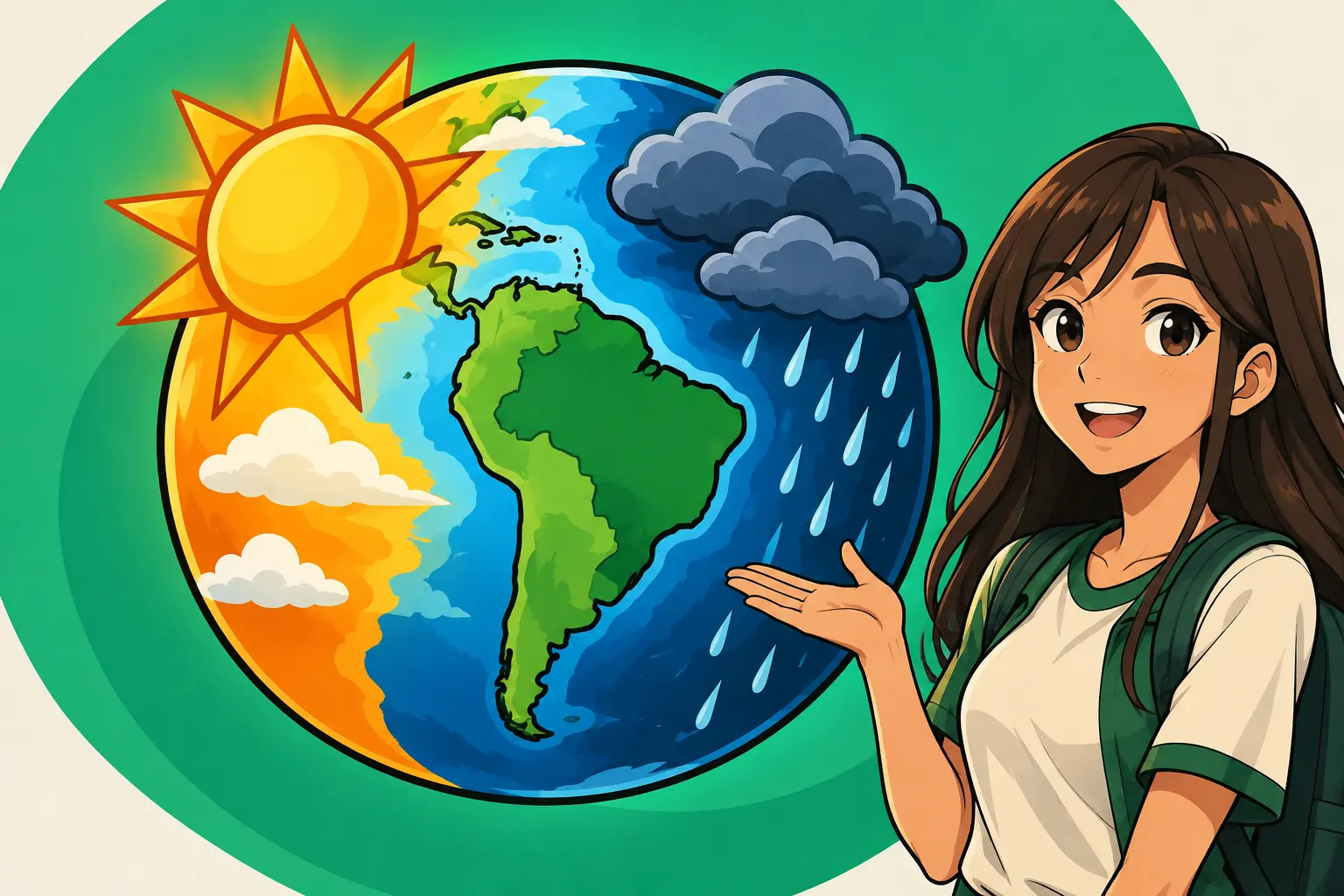 Capa de Tipos de clima e regimes de chuva
