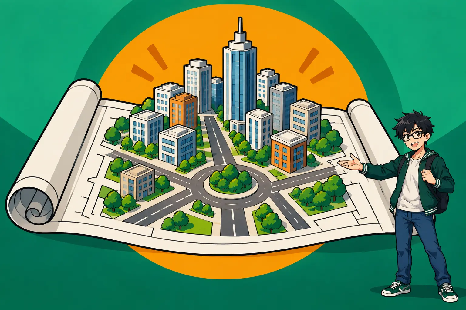 Capa de Urbanização e planejamento urbano