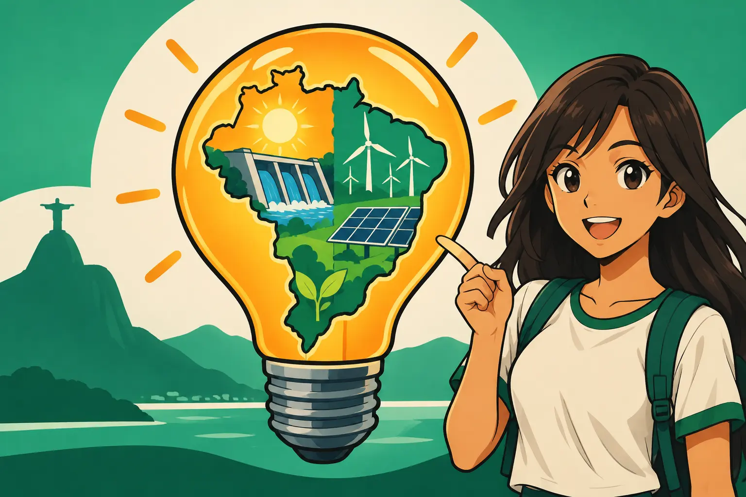 Capa de Energia no Brasil: fontes e escolhas