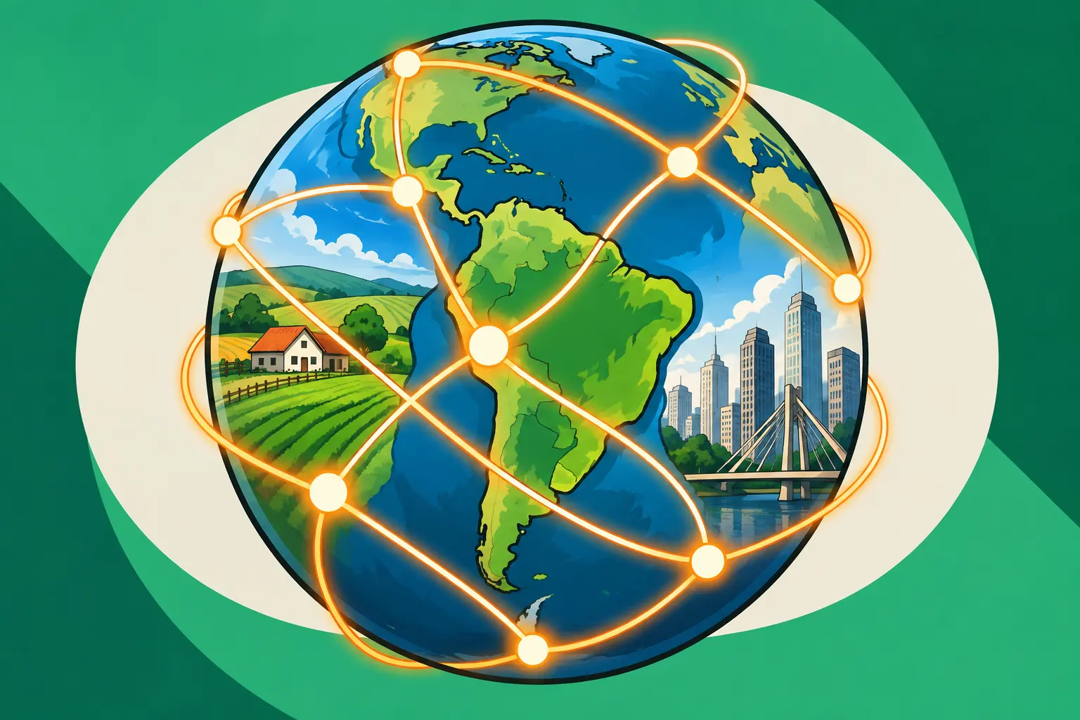 Capa de Campo e cidade na era da globalização e das redes