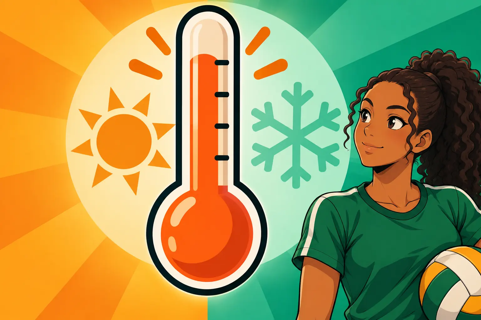 Capa de Temperatura, calor e sensação térmica