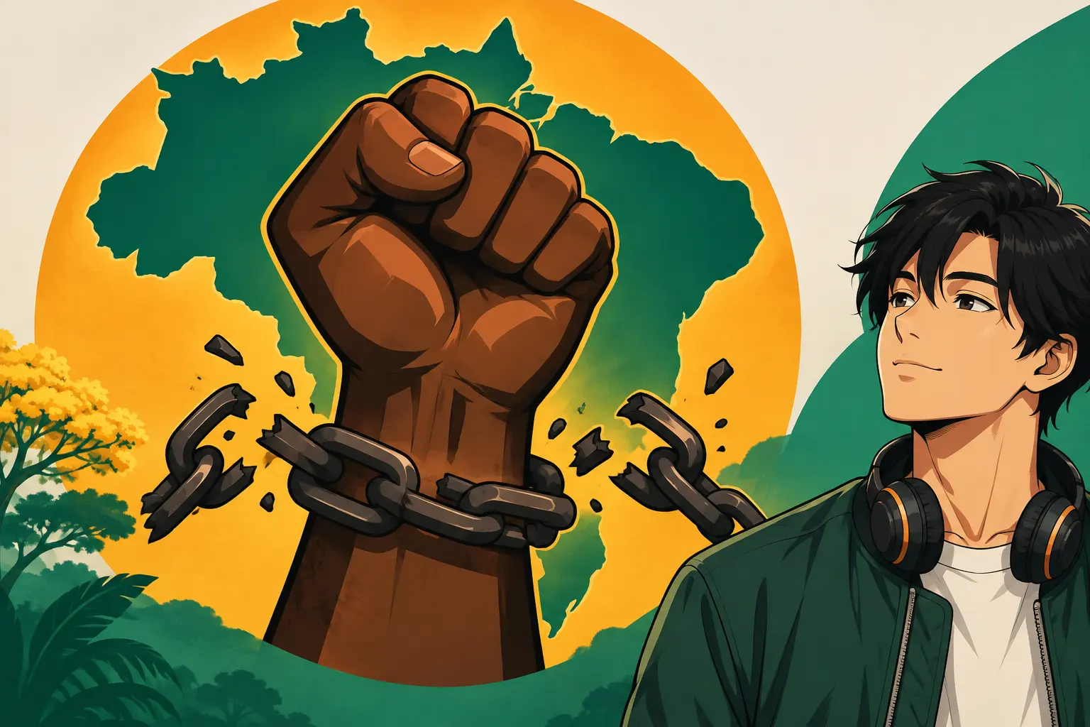 Capa de Brasil Império: independência e escravidão
