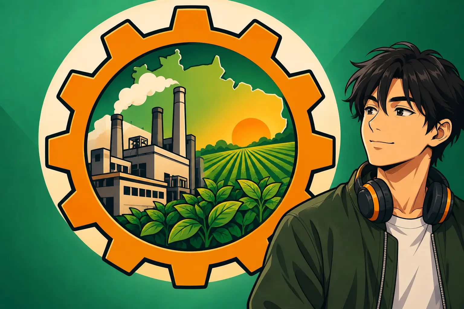 Capa de A estrutura industrial e agrária do Brasil