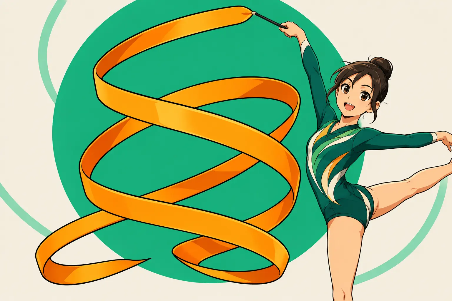Capa de Ginástica artística e rítmica