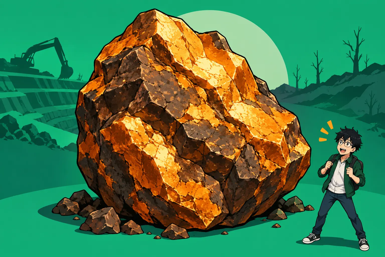 Capa de Recursos minerais e degradação ambiental