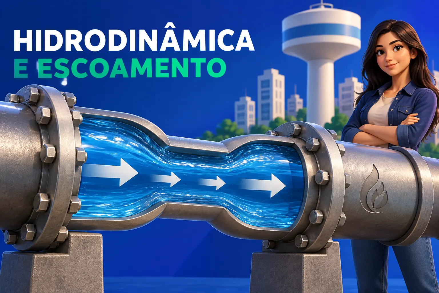 Capa de Hidrodinâmica e escoamento