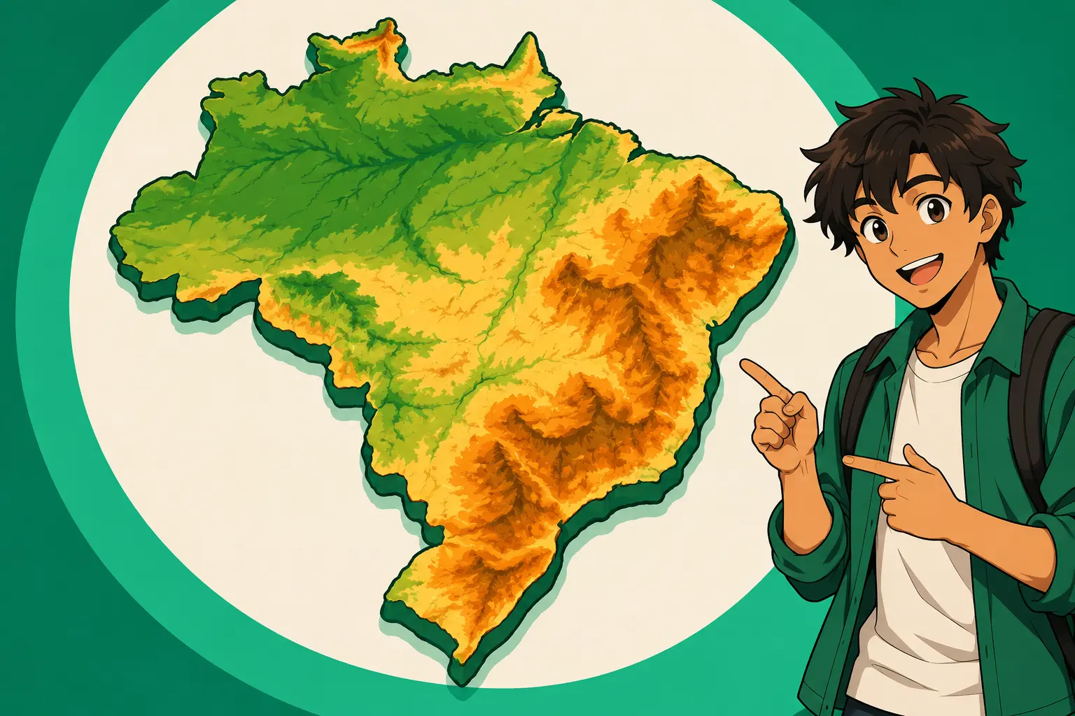 Capa de O relevo brasileiro