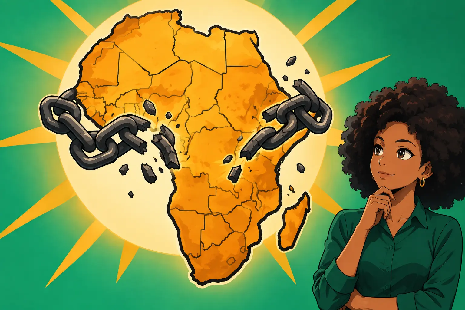 Capa de Colonização e descolonização da África