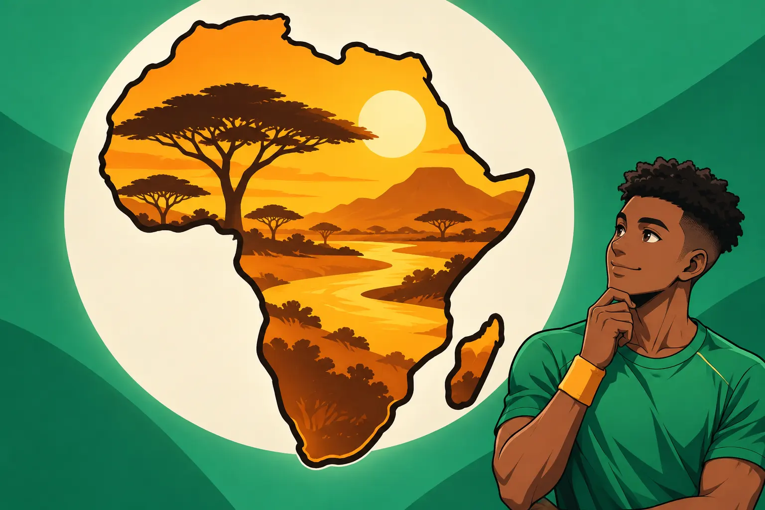 Capa de África antes da colonização