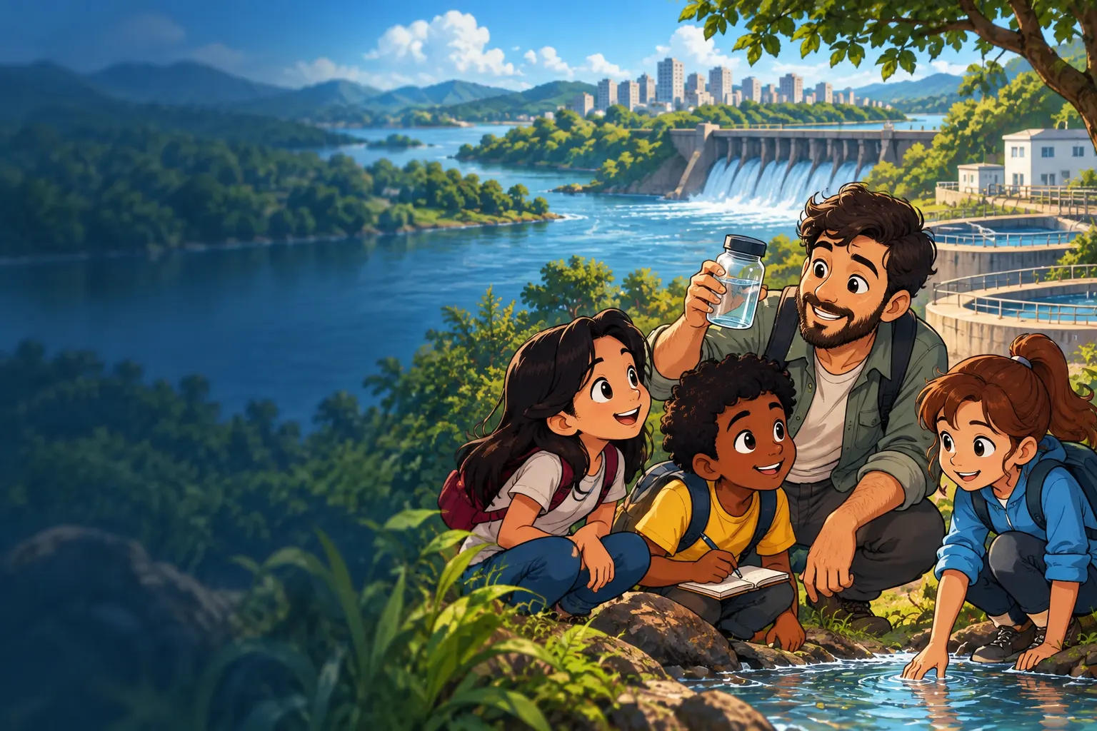 Capa de Água no Brasil: bacias e uso consciente