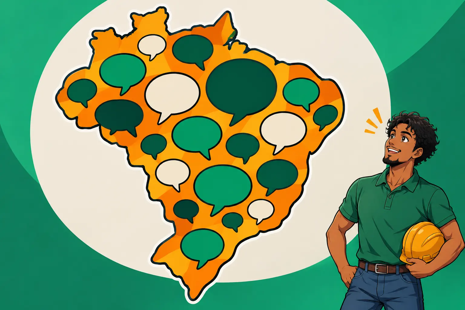 Capa de Variação linguística no Brasil