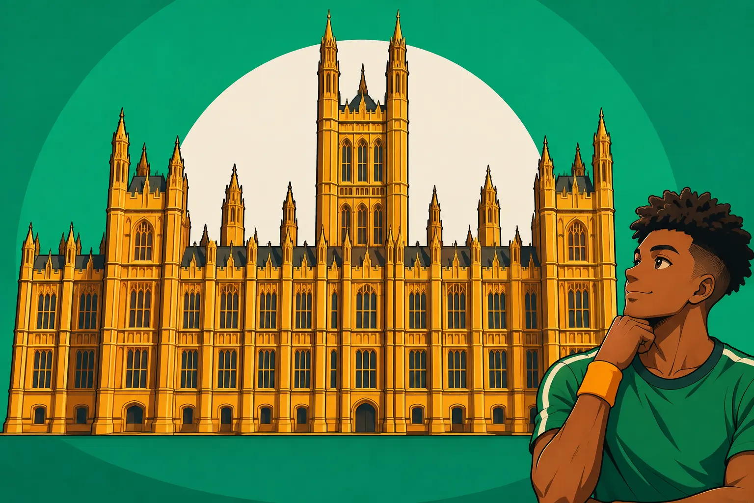 Capa de Revolução Inglesa e o parlamento