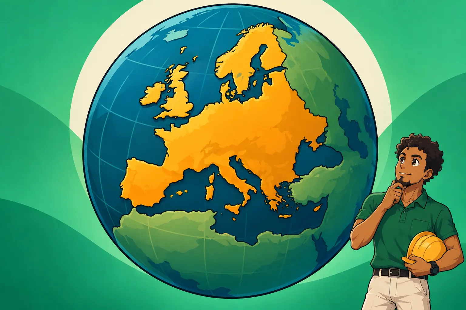 Capa de As diferentes realidades espaciais da Europa