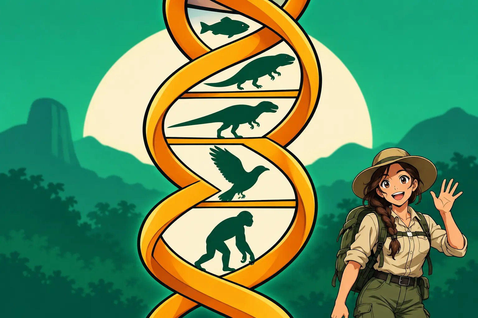 Capa de Evolução Biológica: Das Teorias à Especiação