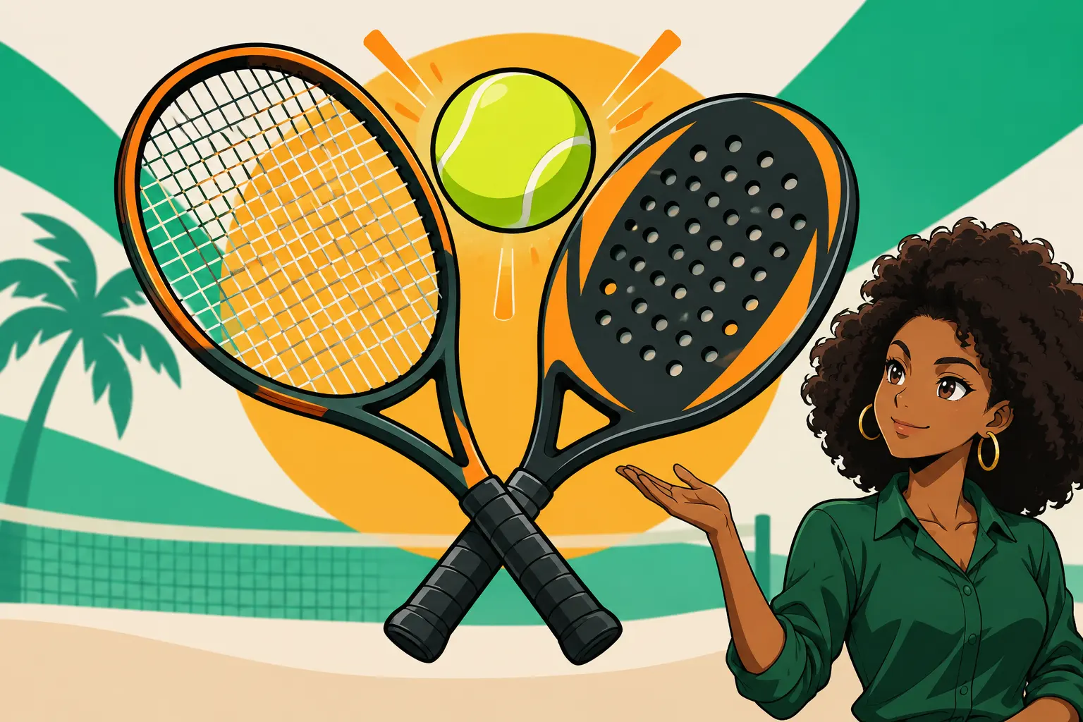 Capa de Esportes de raquete: tênis e beach tennis