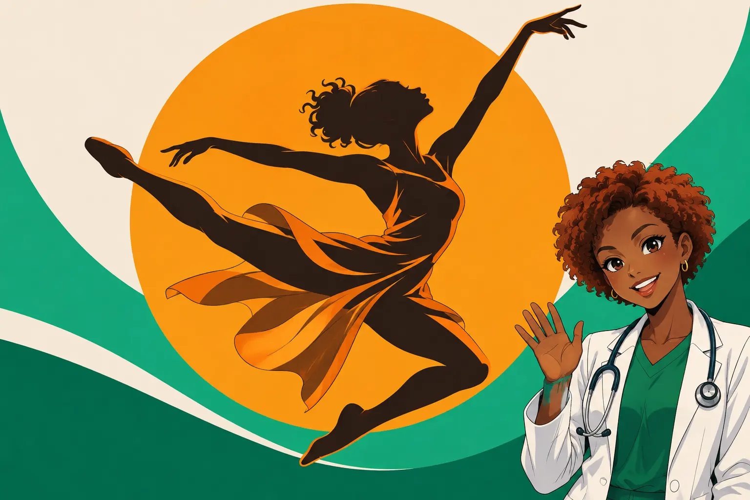 Capa de Dança moderna e contemporânea