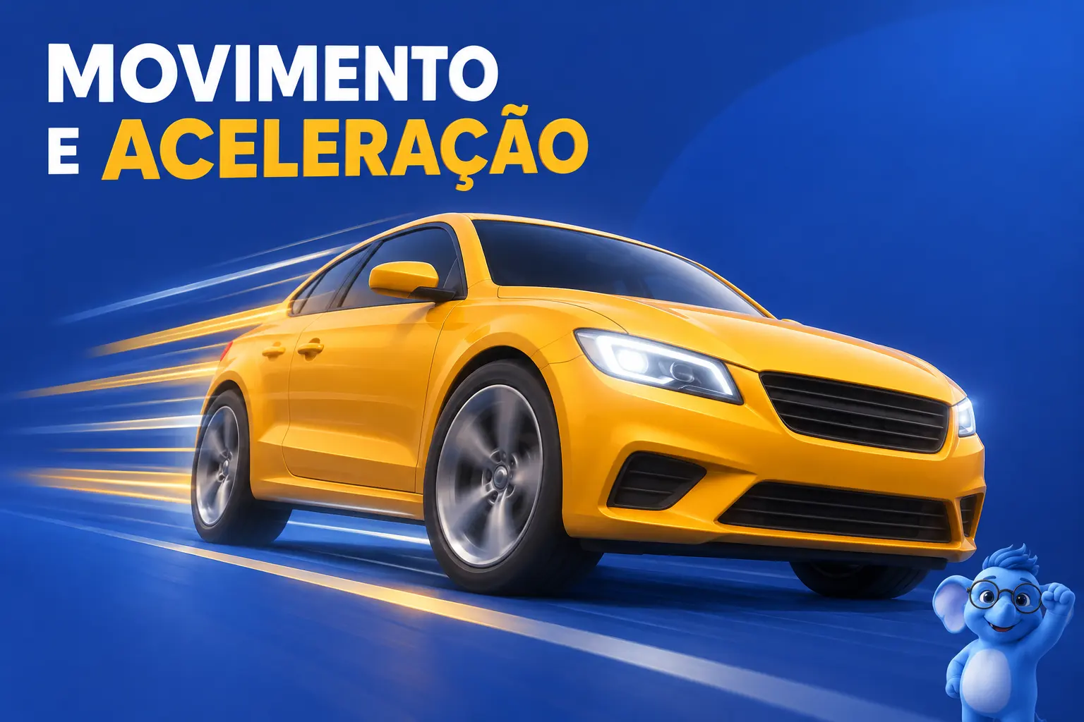 Capa de Cinemática Escalar: Movimento e Aceleração