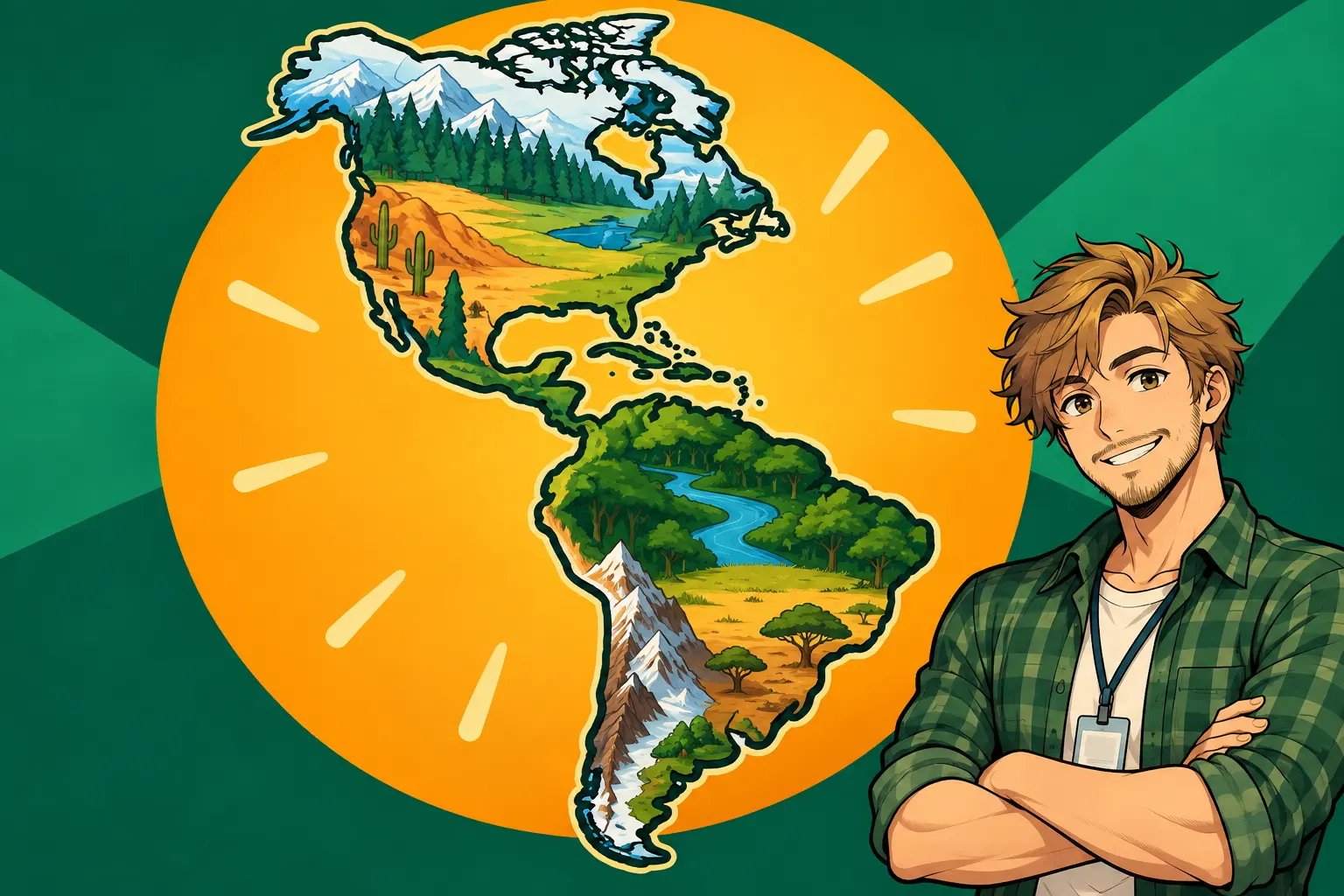 Capa de Os principais biomas do continente americano
