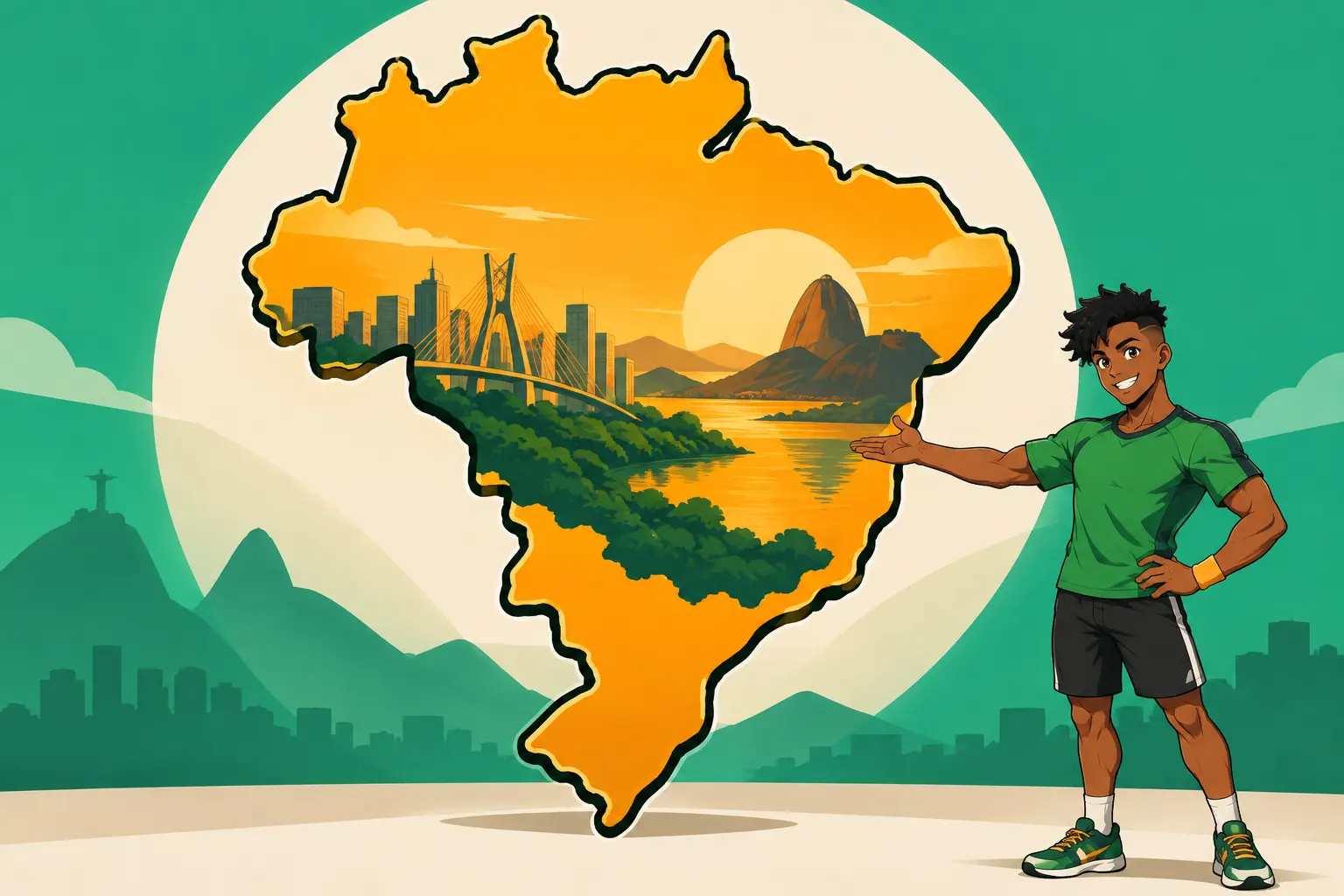 Capa de Brasil contemporâneo: desafios e conquistas