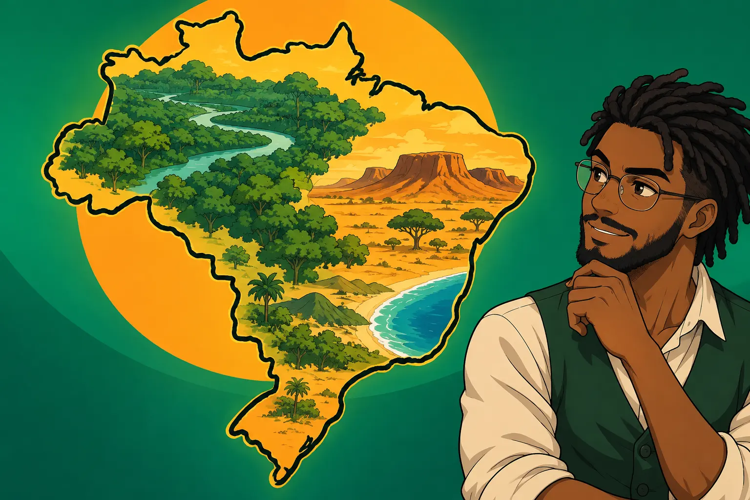 Capa de Formação do território brasileiro