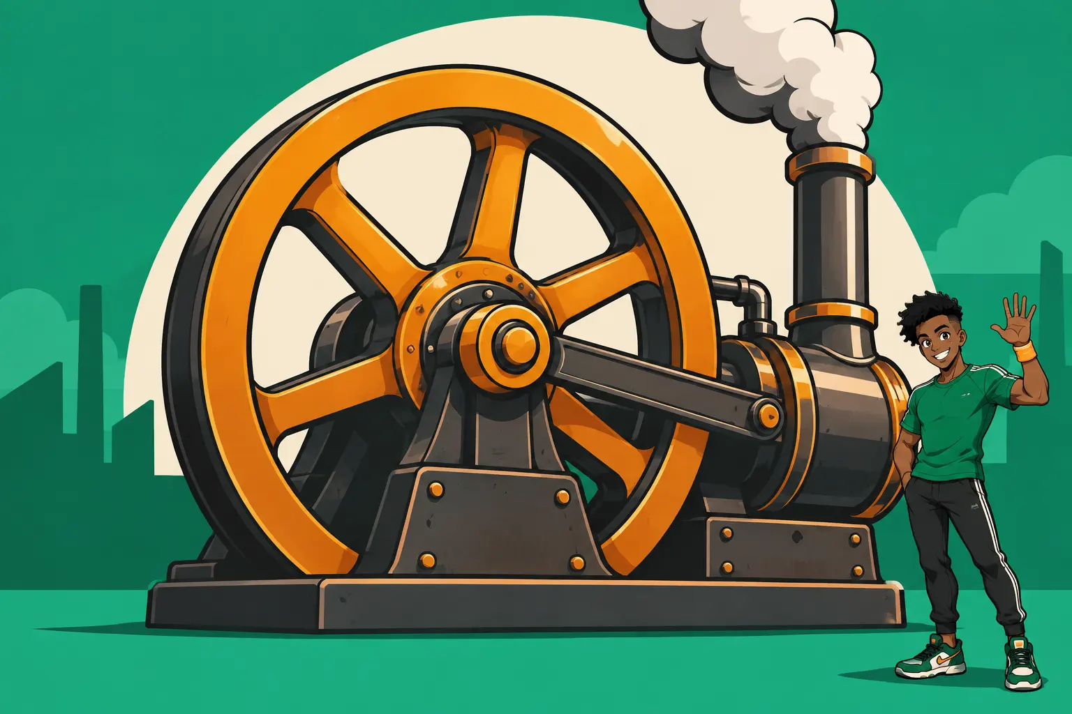Capa de Revolução Industrial e trabalho