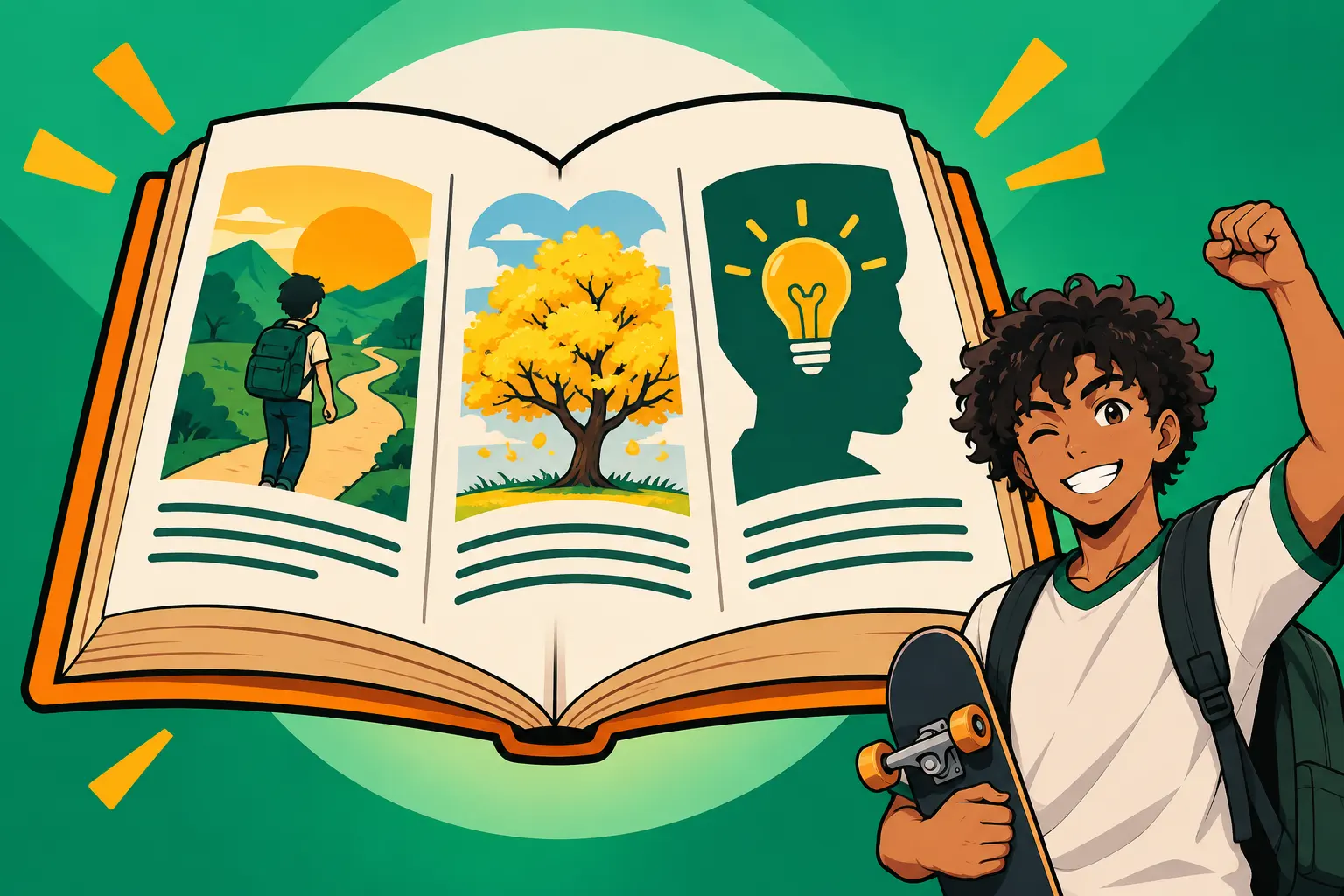 Capa de Tipologia Textual: Narração, Descrição e Dissertação