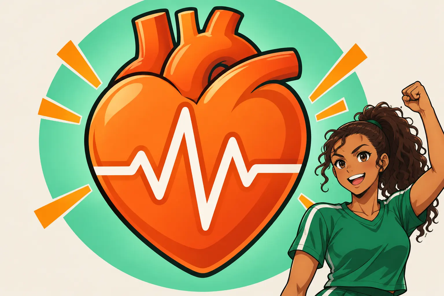 Capa de Frequência cardíaca e intensidade do exercício