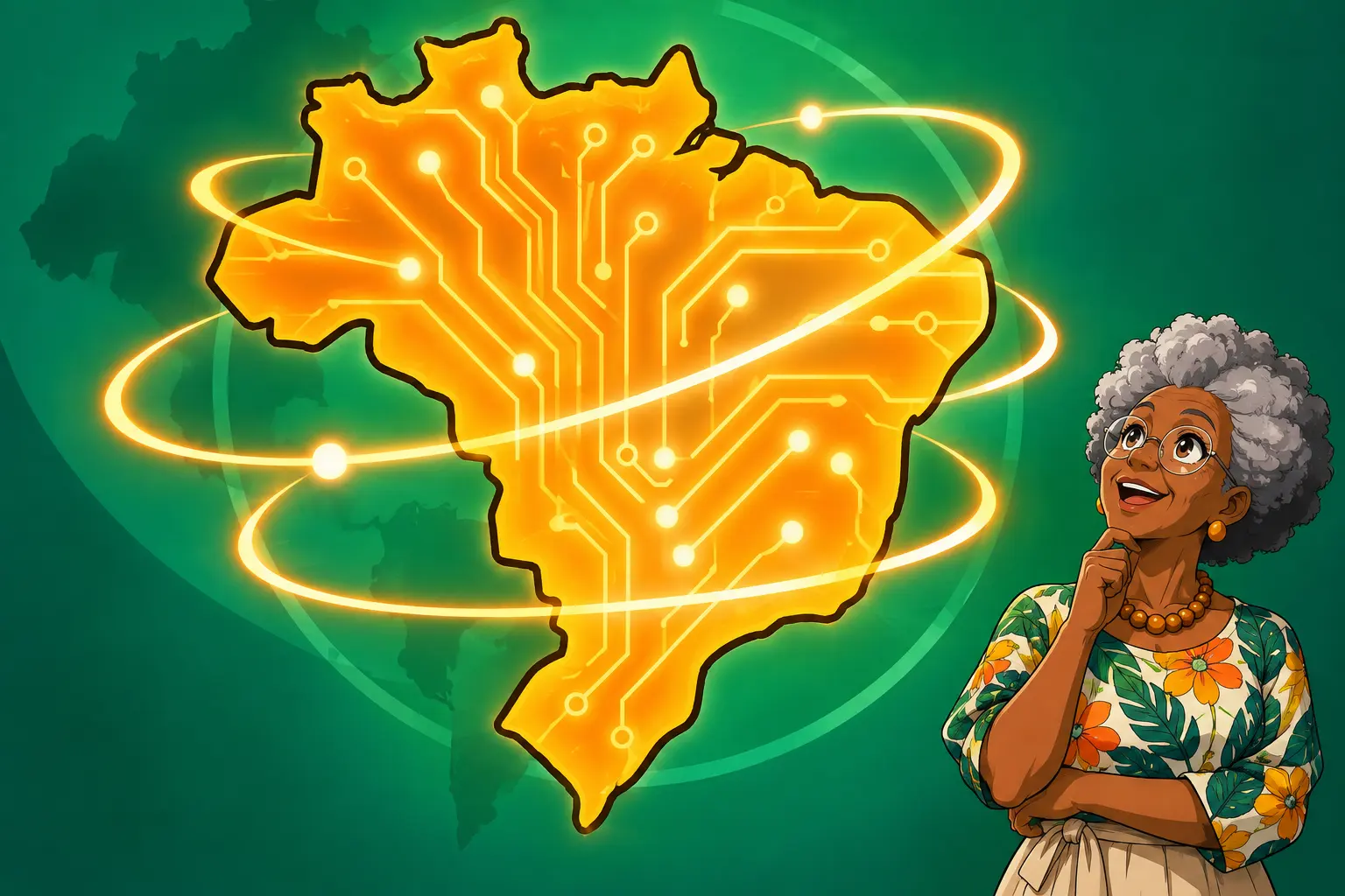 Capa de O Brasil e as grandes ondas tecnológicas