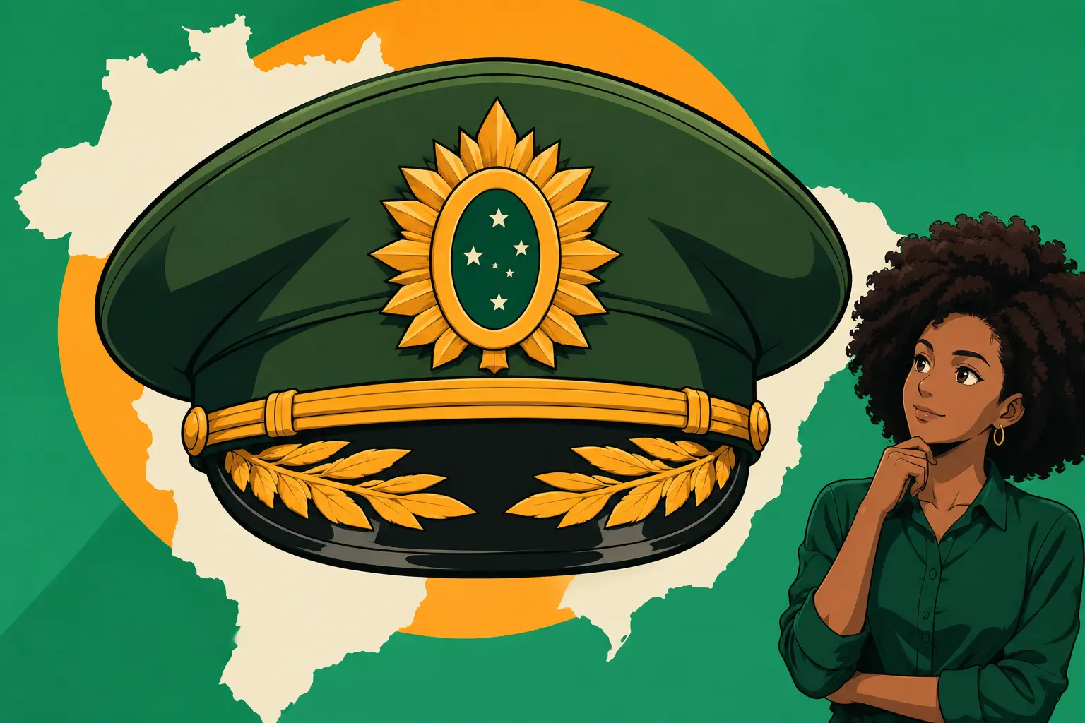 Capa de Ditadura militar no Brasil